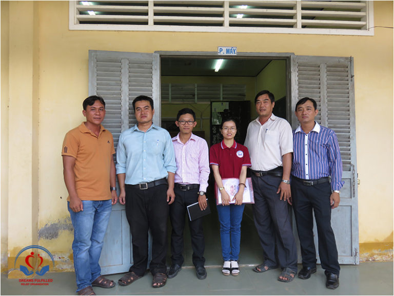 Tiền trạm tại trường THCS Song Lộc – Trà Vinh 06.11.2015